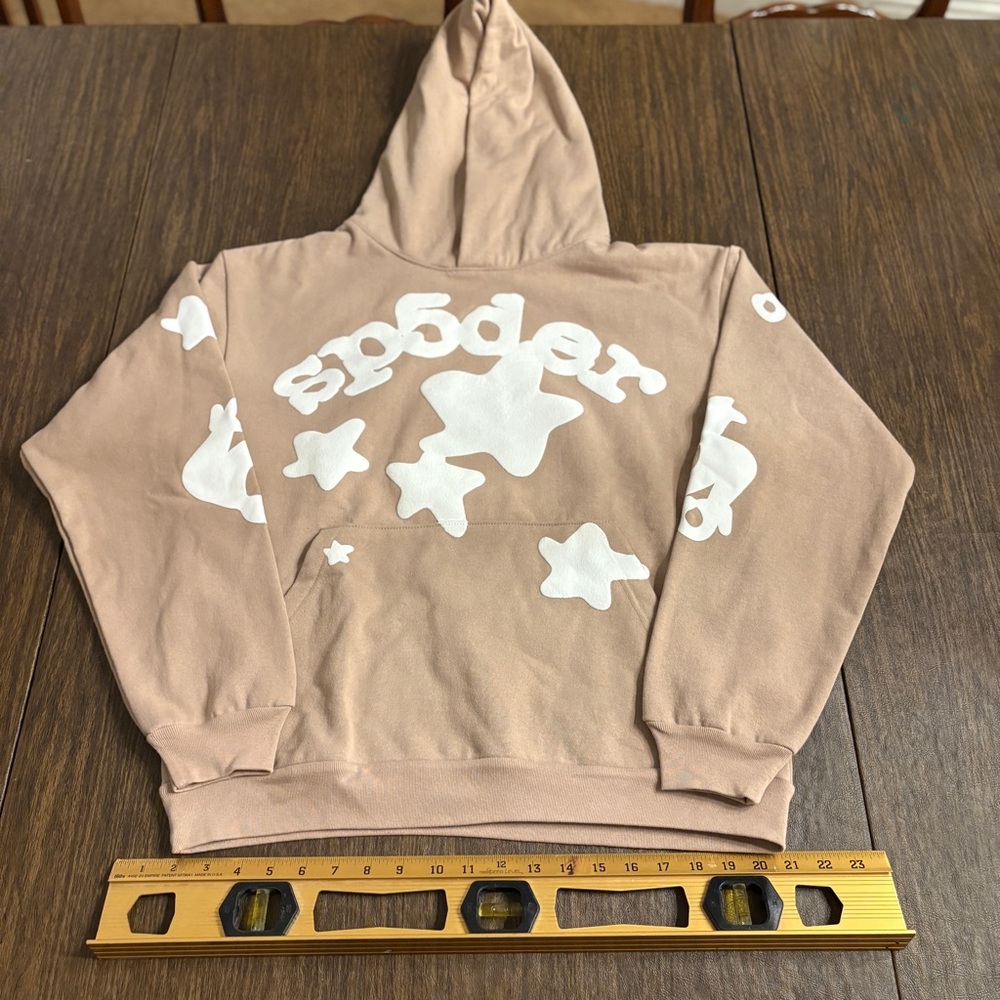 Sp5der Tan Hoodie